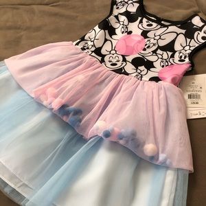 DISNEY Minnie Mouse Strapless Dress - Size 5T -NWT